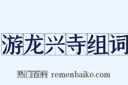 游龙兴寺组词是什么意思的图片